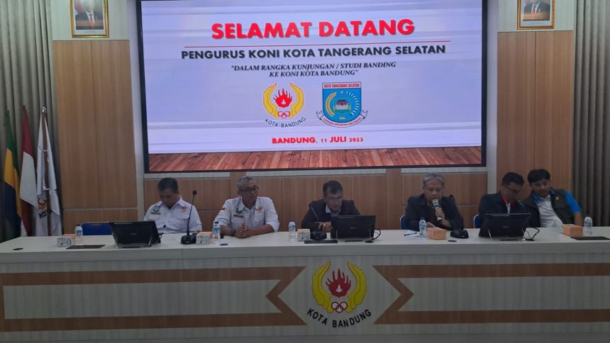 Kunjungan Kerja KONI Kota Tangsel Studi Banding ke KONI Kota Bandung