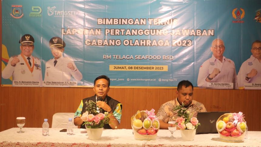 Bimbingan Teknis Penyusunan Laporan Pertanggung Jawaban Cabang Olahraga Tahun 2023