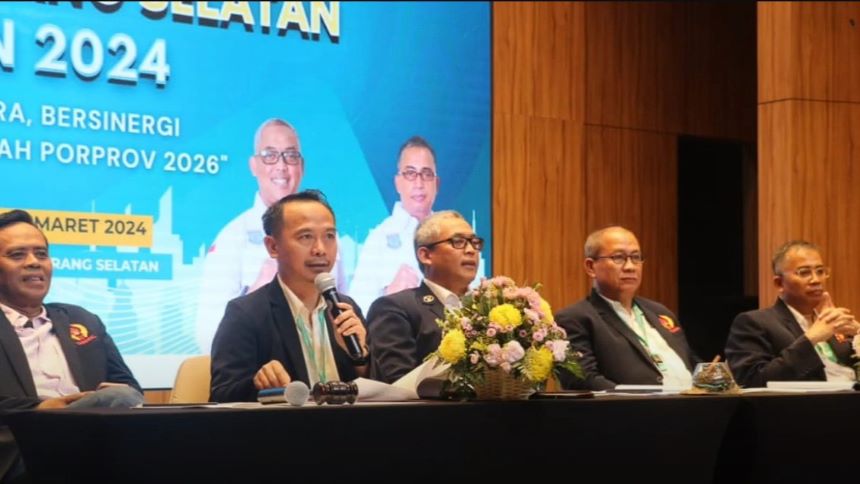 KONI Tangsel Gelar RAKERKOT, Ketua KONI Kota Tangerang Selatan Harap Tangsel Raih Juara Umum di PORPROV 2026