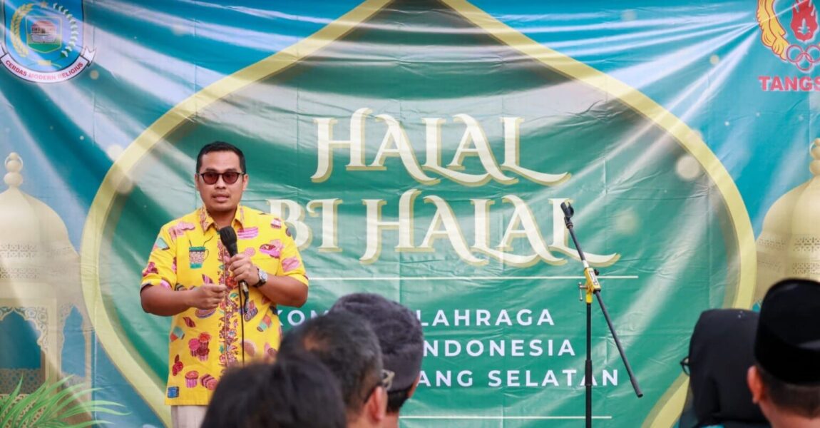 Halalbihalal KONI Tangsel: Pilar Tetapkan Ambisi Juara Umum di Popda & Porprov